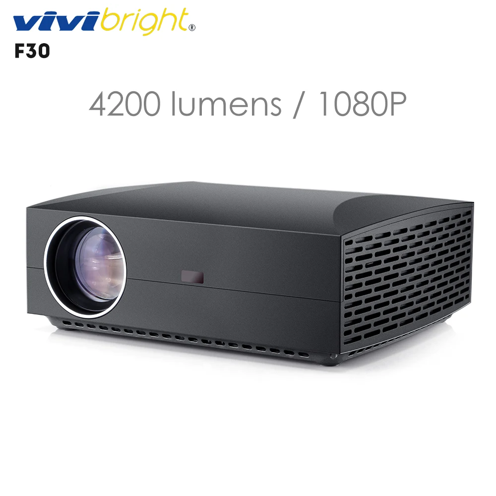 

Original VIVIBRIGHT F30 LCD Projector Home Entertainment Commercial FHD 1920 x 1080P 4200 Lumens