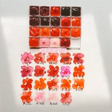 Hb красный полный цвет 19 цветов акварельные дисковые 0.5ml1ml1.8ml дисковые