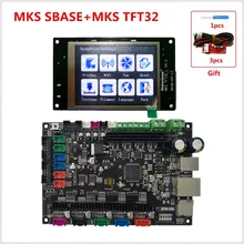 MKS SBASE+ MKS TFT32 V4.0 дисплей 3D принтер контроллер наборы интегрированный микроконтроллер ARM Cortex smoothieboard Smoothieware