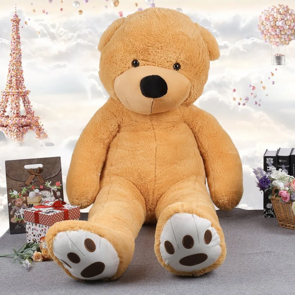 

Christmas Super Cuddly Plush Teddy Bear 190CM Large Soft Stuffed Kids Toy Comfortable Stuffed Animal Children Gifts For Birthday