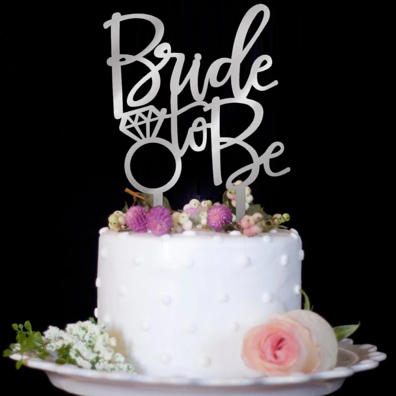 Bride To Be Cake Topper Cupcakes Wedding Engagement Party Bridal Shower Decor 