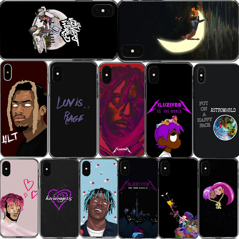 

Lil Uzi Vert luv Soft TPU Silicone Case for Apple Iphone Xr Xs Max X 10 8 Plus 7 6S 6 Plus SE 5S 5 7Plus 8Plus Cover