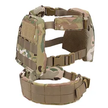 Мини Airsoft тактический жилет с Patrol ремень Молл Боевой жилет XS/S CP Mulitcam