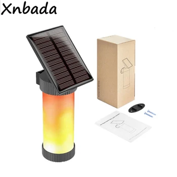 

102Leds Led Solar Light Waterproof Body Sensor Induction Flame Flame Wall Landscape Light For Outdoor Garden Lighting