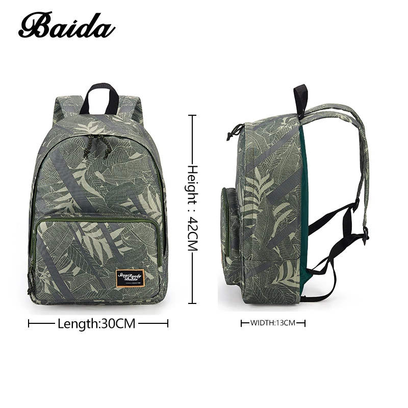 Рюкзак BAIDA мужской для ноутбука с принтом высокое качество|bag canon|bag hmbag doll |