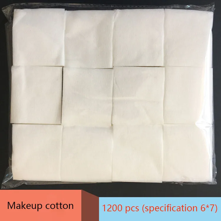 

1200 PCS Embroidery CottonBeauty Salon Cotton Slices One-off Cotton Beauty Removal Non-woven Fabric Makeup Cleaning Nail