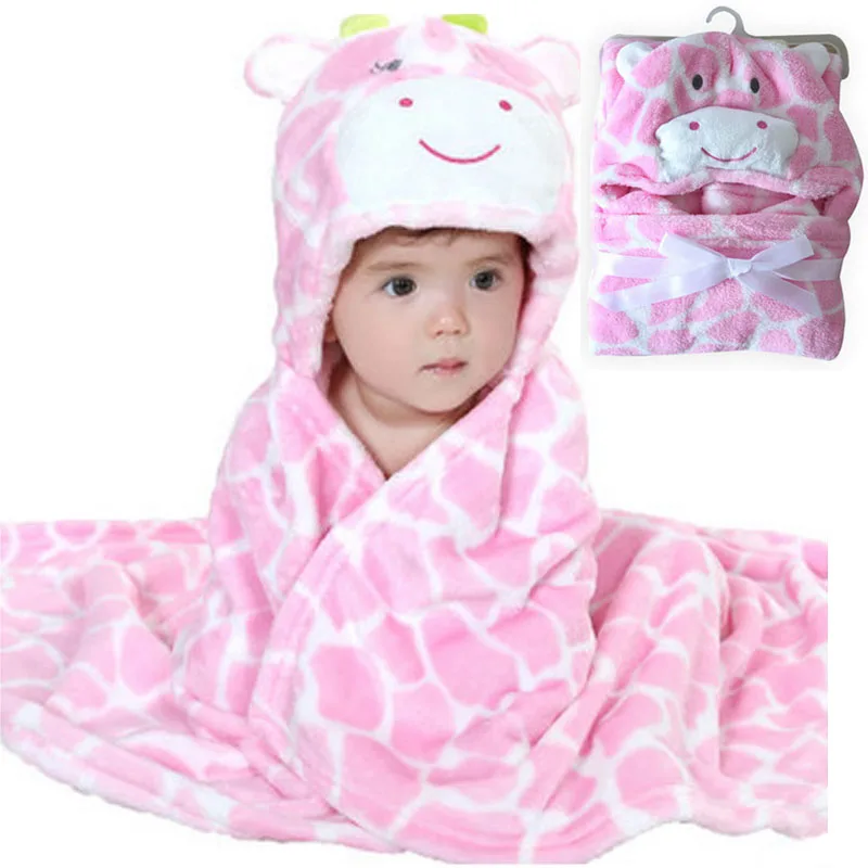 Hooded animal baby blanket newborn / baby bath towel /baby bathrobe