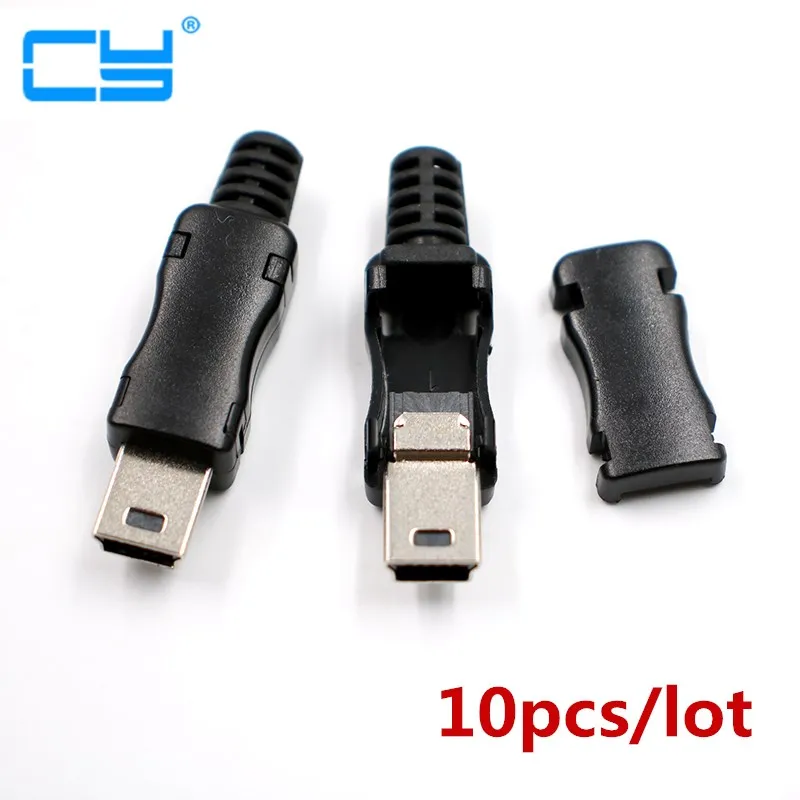 10 шт. DIY Mini USB 5 Pin T порт штекер разъем пластиковая крышка для Прямая поставка Топ
