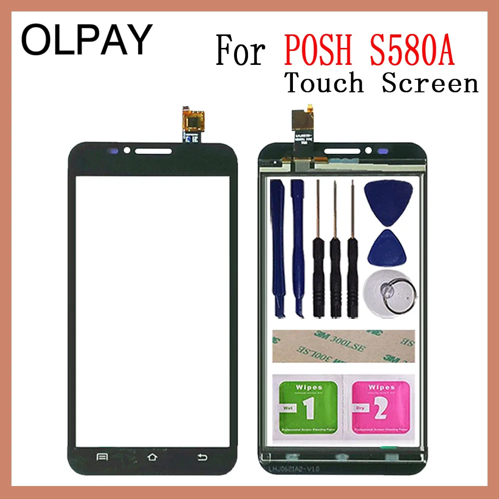 OLPAY 5 0 ''сенсорная панель для шикарного S580A сенсорного экрана стеклянная