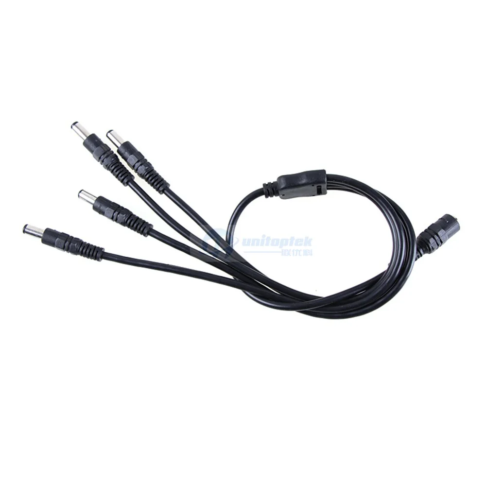  4 In 1 Splitter 5.5x2.1mm Cable Power Cable For CCTV Security Camera 1 To 4 DC Power 4-Port Splitte - 32821924202
