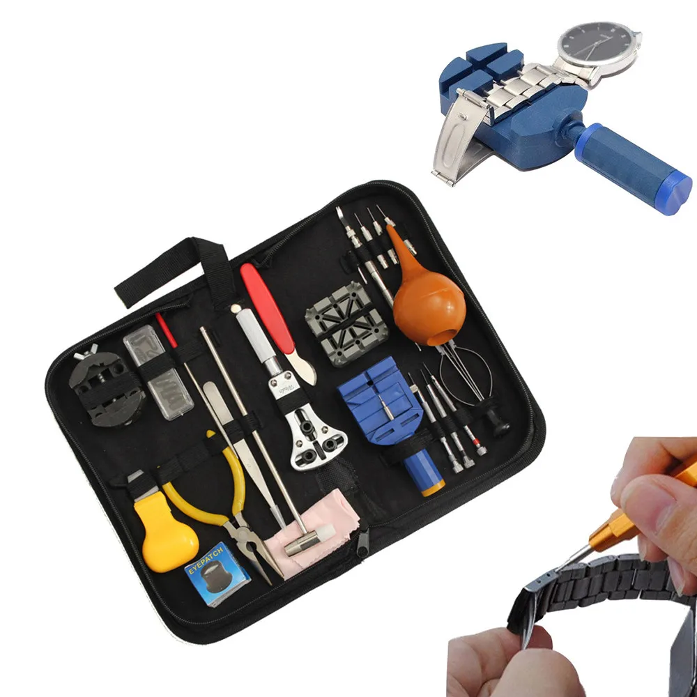 

New Professional Quality 22PCS Repair Tool Screwdriver Combination Tool Watch Change Battery Tool Repair Watch Set Free Shipping