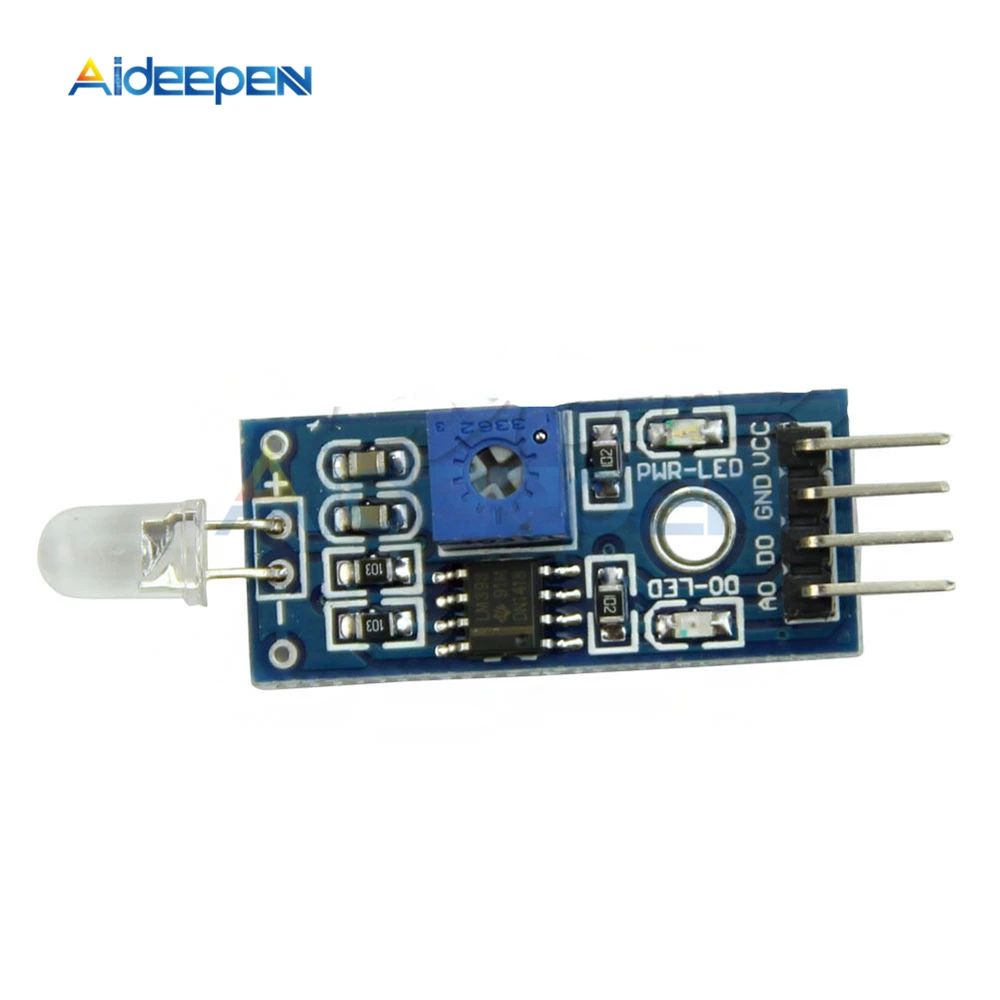 Фотодиодный светильник LM393 модуль датчика 3 В 5 для Arduino Raspberry pi цифровой