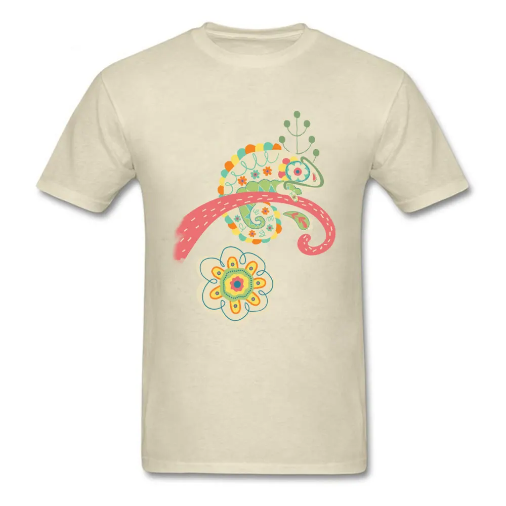 Changing Colors Brand New Short Sleeve Casual T-Shirt Cotton Fabric O-Neck Man Tops Shirts Casual Tops Shirt April FOOL DAY Changing Colors beige