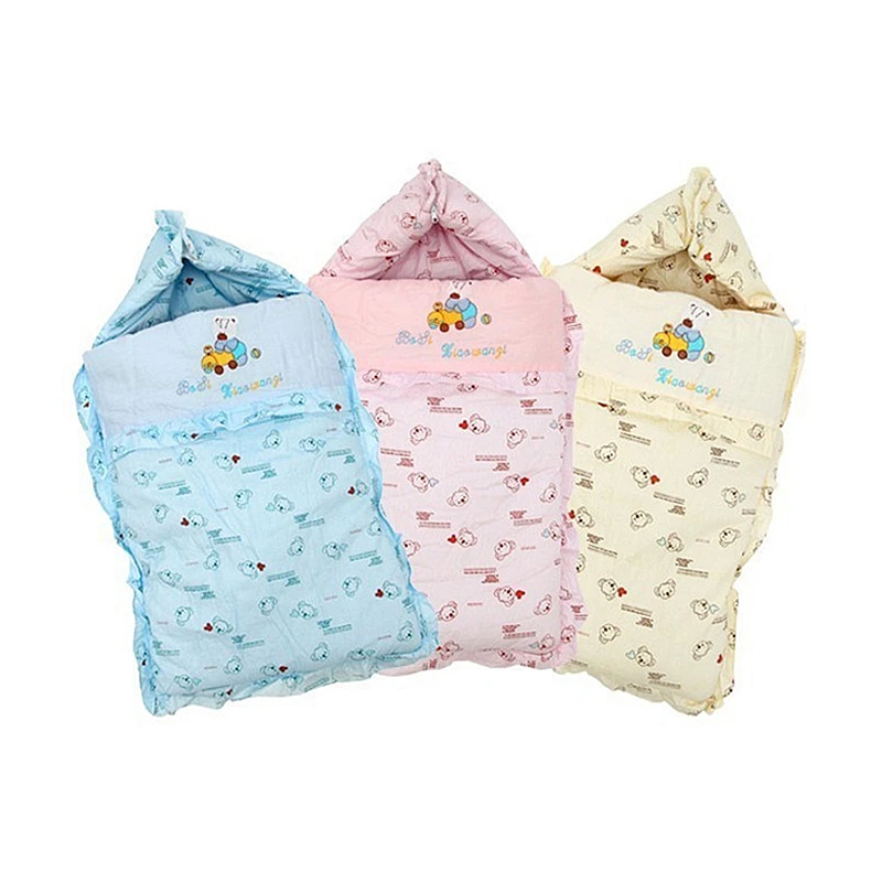 3 Colors Kids Envelope For Newborn Baby Bed Blanket Infant Baby