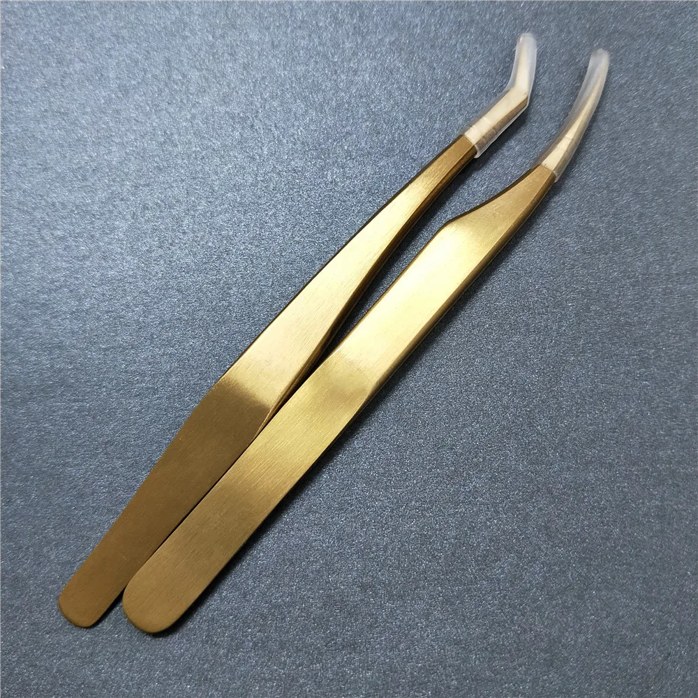 Buy 2 Pcs New Professional Eyelash Tweezer Volume