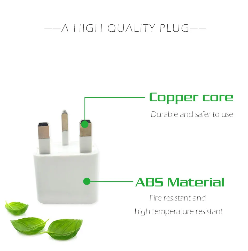1 PC Universal EU US AU to UK Plugs Adapter EUR USA AUS to UK 3 Pin Socket Travel Adaptor Electrical Power Converter Plug (8)