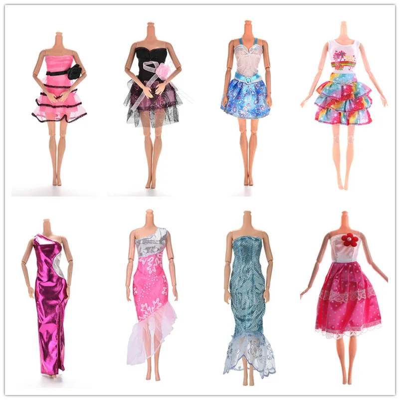 

Handmade Dress Wedding Party Wear Multi Styles Skirt Clothes For Doll Accessories Gift High Quality