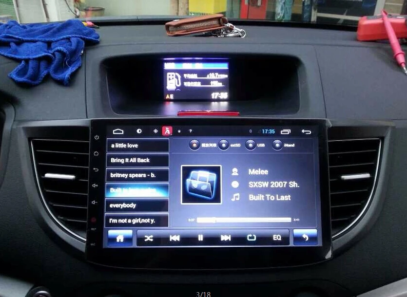 Excellent DSP Carplay 2GB Ram 32G Rom  10.2inch Android 7.1 Car DVD Gps For Honda CRV 2013 2014 -Vedio Audio Stereo Radio  Navigation 0