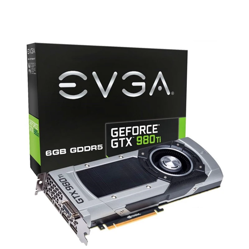 GTX980Ti DDR5 6G EVGA flagship game graphics GTX 980 TI public version with a belief lamp 