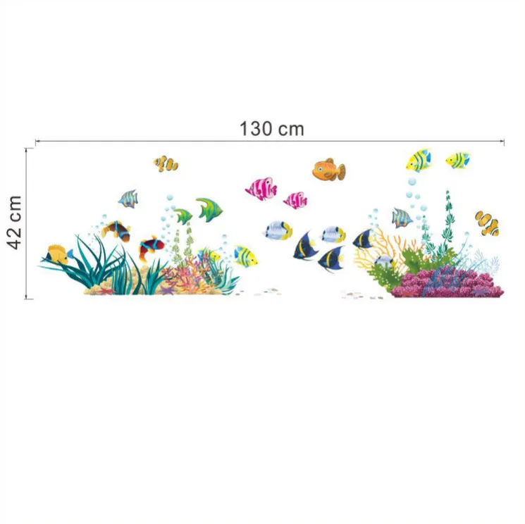 Популярные прекрасные морские Рыбки Мультфильм Немо домашняя Настенная Наклейка Съемные Виниловые наклейки художественные для детской комнаты детские наклейки