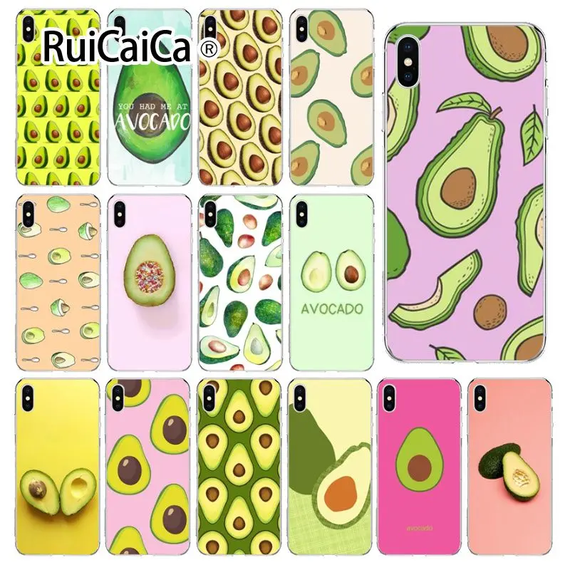 Ruicaica авокадо еда клиент высокое качество телефон чехол для Apple iPhone 8 7 6 6S Plus X XS MAX 5 5S