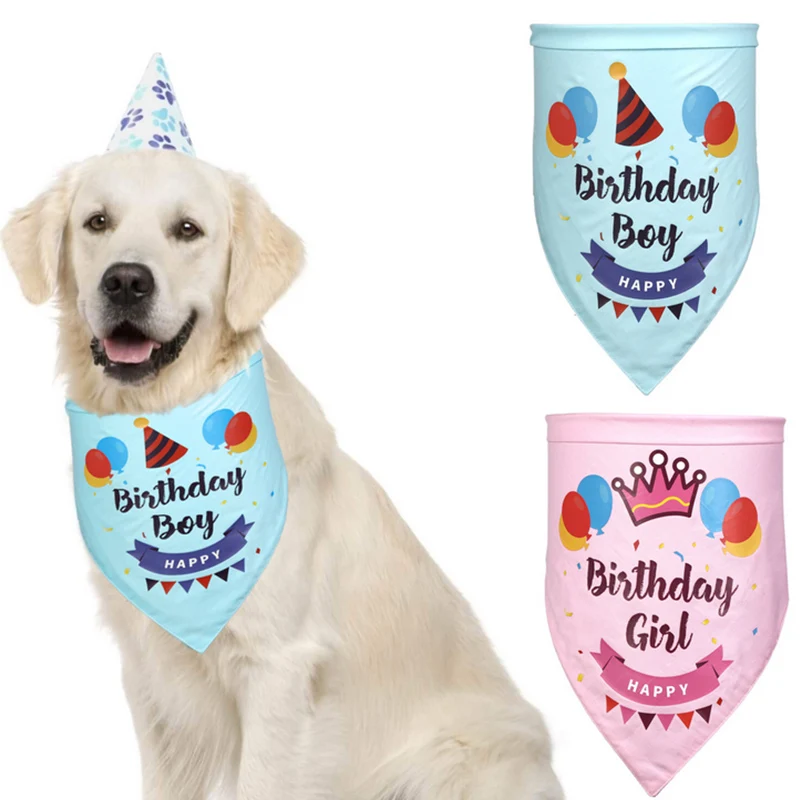 Кошка собака День рождения бандана милая Мода собака щенок кошка украшение для вечеринки в день рождения треугольный шарф собака аксессуары