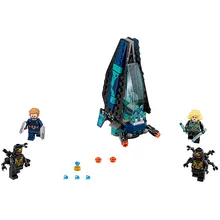 Upgraded Outrider Attack Lepin 07104 Building Blocks Toys for Children Compatible Legoing Super Heroes 76101 Kids