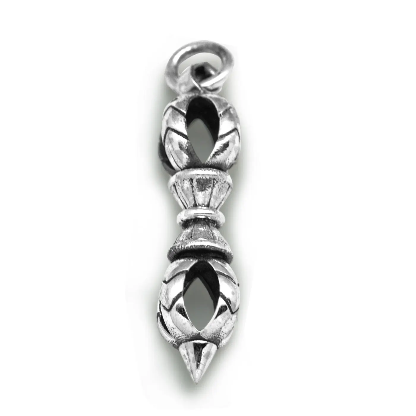 

Avoiding Evils Vintage Vajra 925 Sterling Silver Pendant