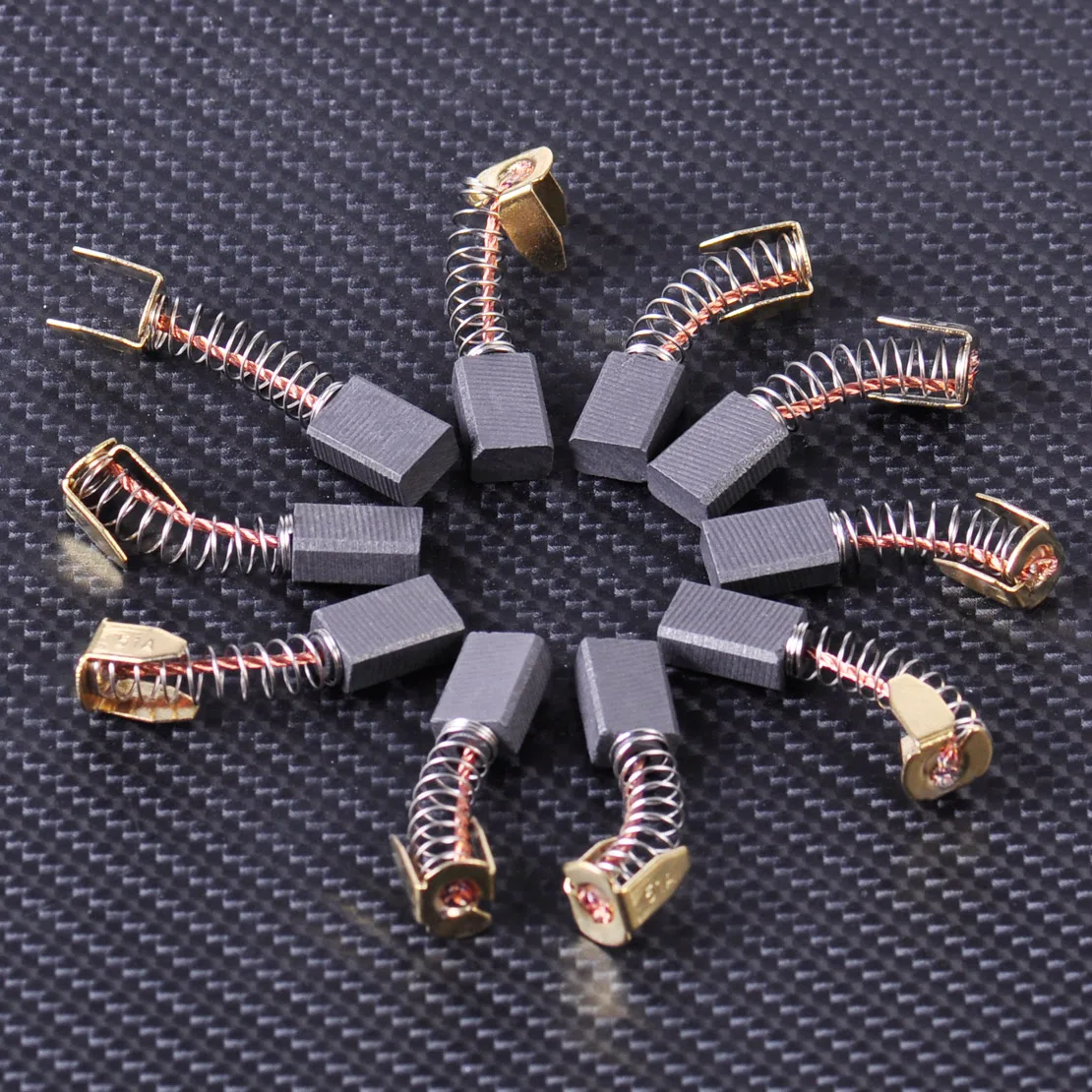 

LETAOSK 10pcs CB50 Carbon Brushes Replacement 181021-2 191947-0 fit for Makita 9030 JR3000 N1900B N1923B N3701 N3702 N4401 8419B