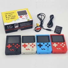 Ретро портативная мини портативная игровая консоль 8-Bit 2,4 дюймов детский игровой плеер встроенные 129 игры