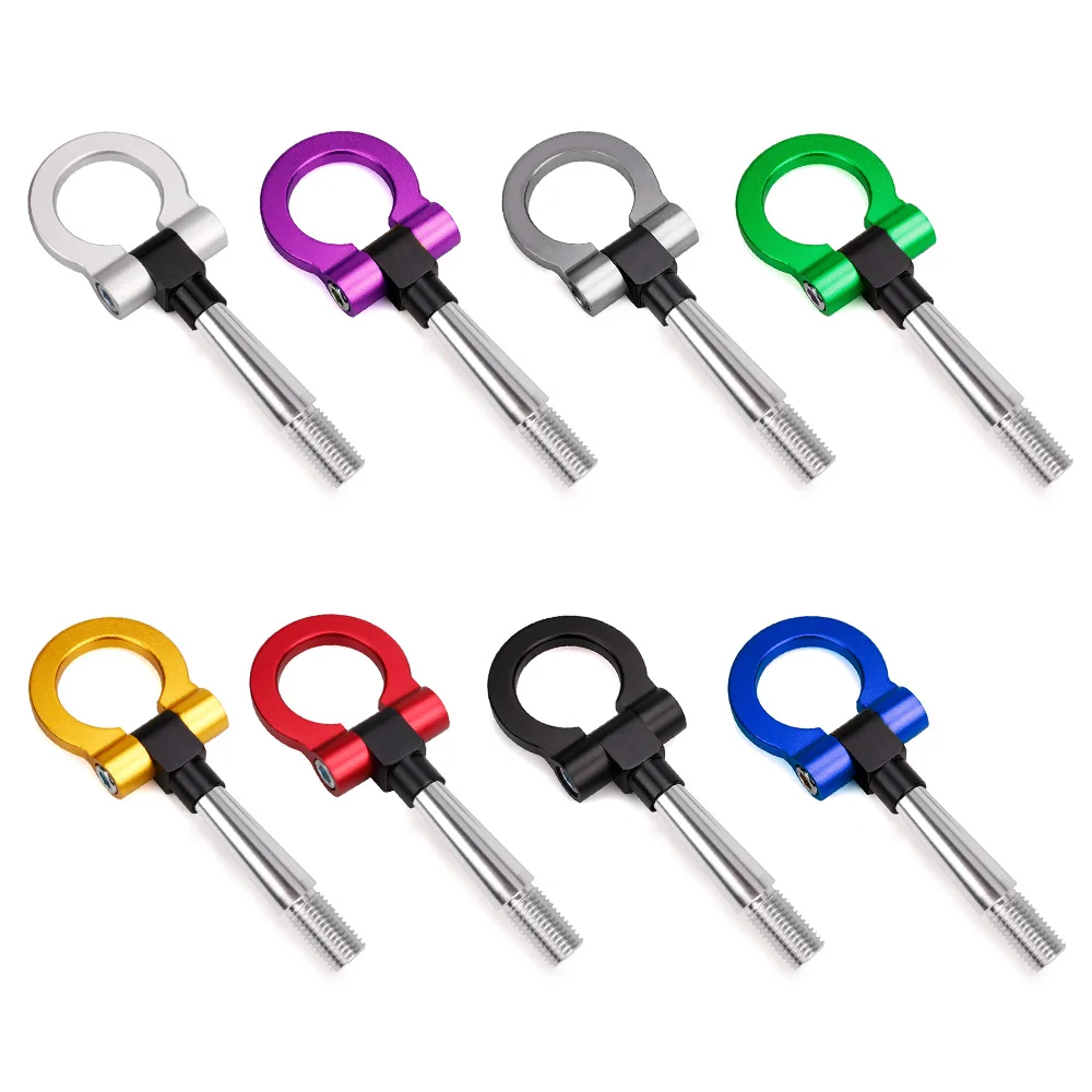 RASTP-Racing Screw الألومنيوم CNC الجبهة السحب هوك مقطورة ل ميتسوبيشي لانسر EVO EX 2008-2011 RS-TH008-4