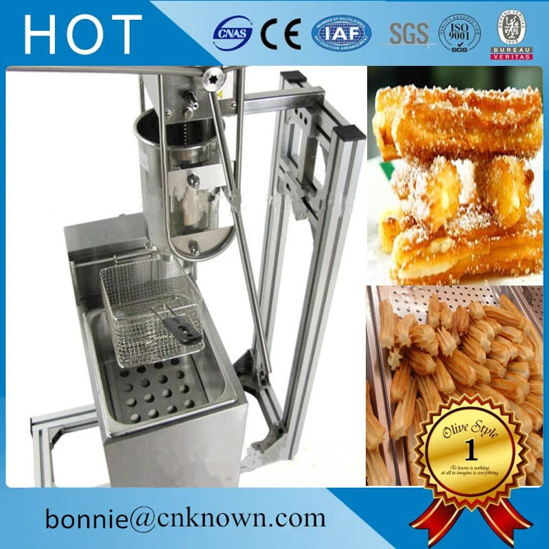 Fast food equipment Manual Spanish capacity 6L dryer+3L churro maker