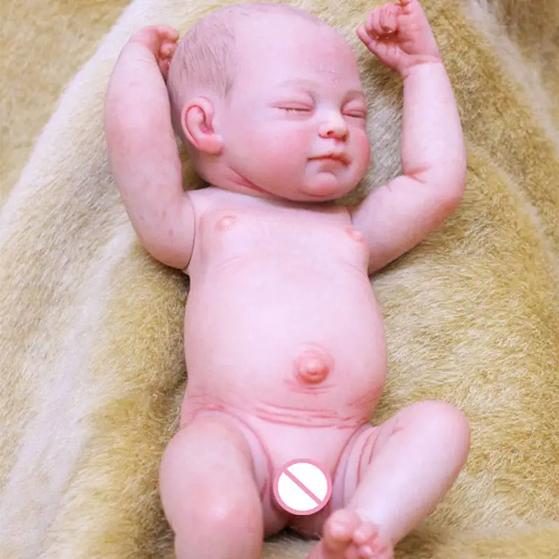 

26cm Naked Baby Reborn Babe Doll Simulation Rebirth Baby Doll for DIY Gifts Child Companion Dress Up