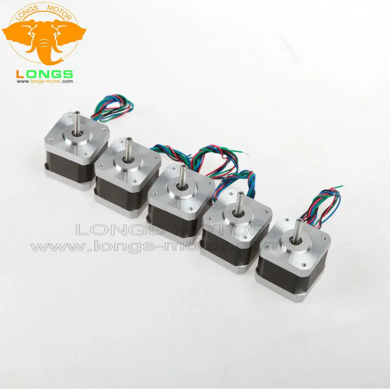 5 шт. NEMA 17 шаговые двигатели 17HS4401N 1.7A Minebea подшипниковая мельница робот RepRap Makerbot Prusa