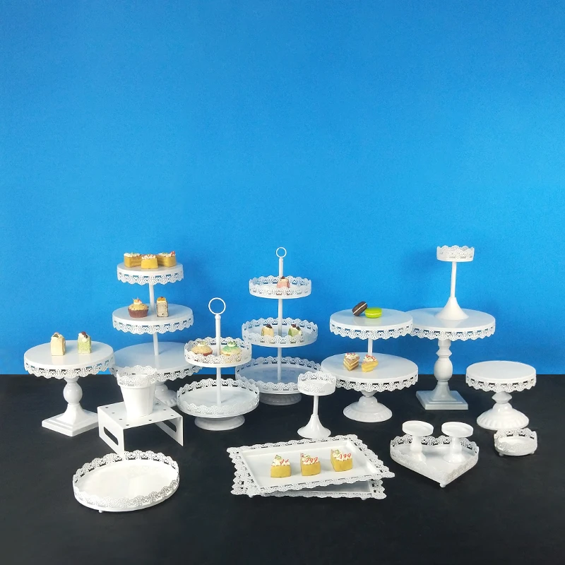 

Tobs 1 piece White Cupcake Stand Cake Tray Lace Edge Home Decoration Dessert Table Wedding Party Suppliers Cake Tools