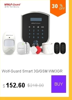 Wolf-Guard DIY Беспроводной Открытый Погода-защита от солнечных лучей сирена безопасности сигнализация системы двери сенсор PIR детектор