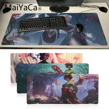 

MaiYaCa Sun Goddess Karma League of Legends Customized laptop Gamer mouse pad Keyboard Smooth mouse pad for lol dota2 cs gamer