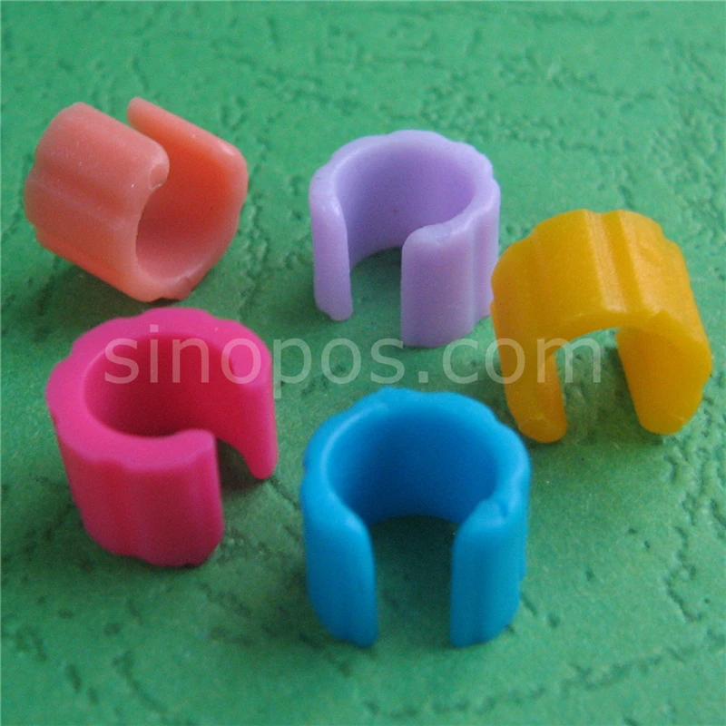 

Plastic Hanger Semi Circle Snap On Markers Unprinted Colored, thick hook hangers size marker ring sizer circular tube round clip