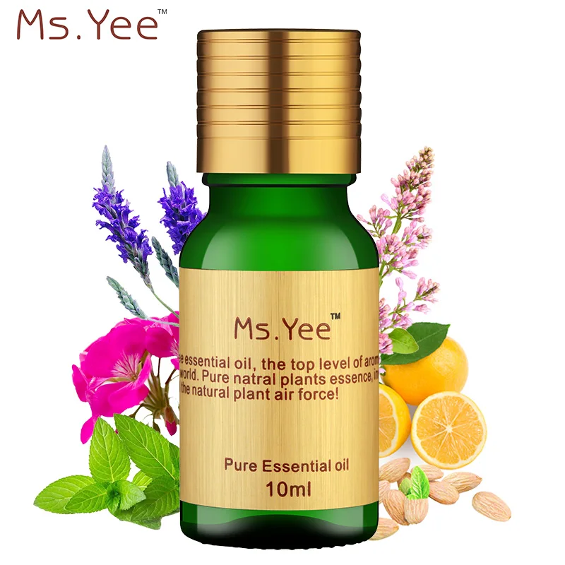 Natural Aromatherapy Essential Oils contain Ginger Eucalyptus Safflower