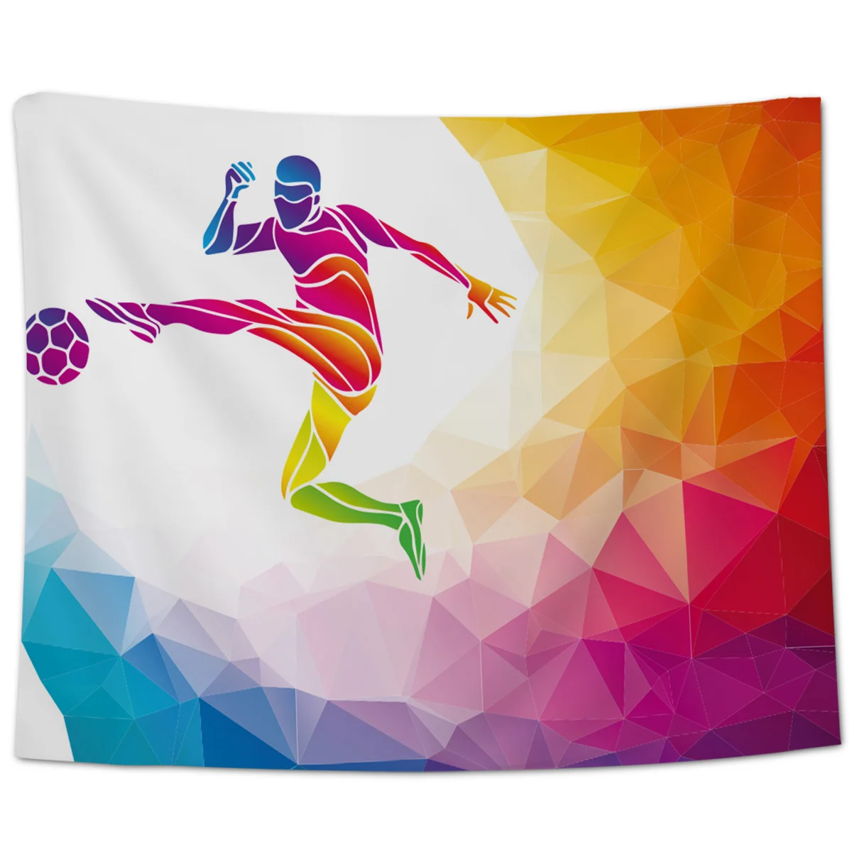 GeometricFootballWallTapestryWallClothTapestriesWallCarpet