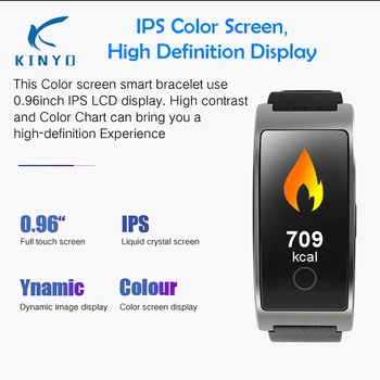 

Fantastic smart wristband blood pressure health tracker smartband high quality smart bracelet compatible for Android & IOS phone