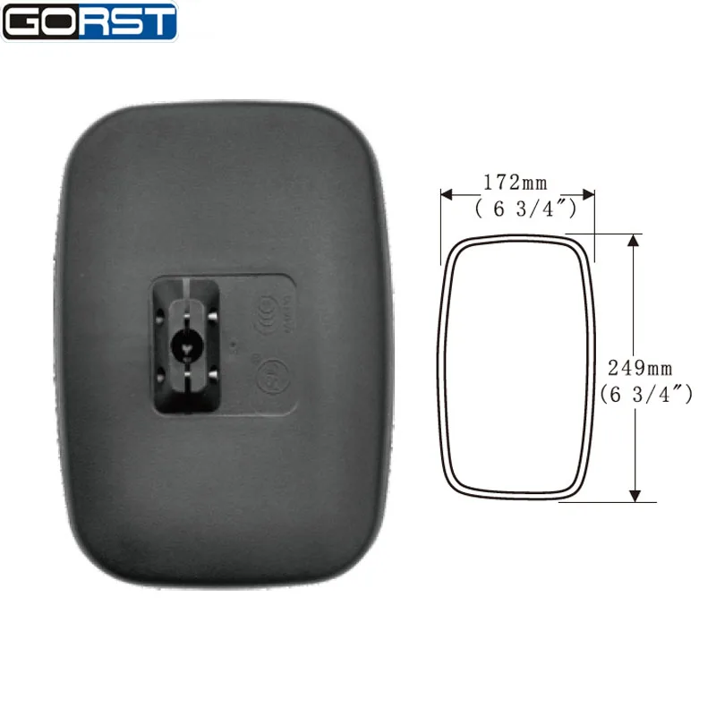 CarAutomobile Accessories Car-Styling Reflector Rearview Mirror Side Mirror Exterior Assembly for TOYOTA coach bus-1