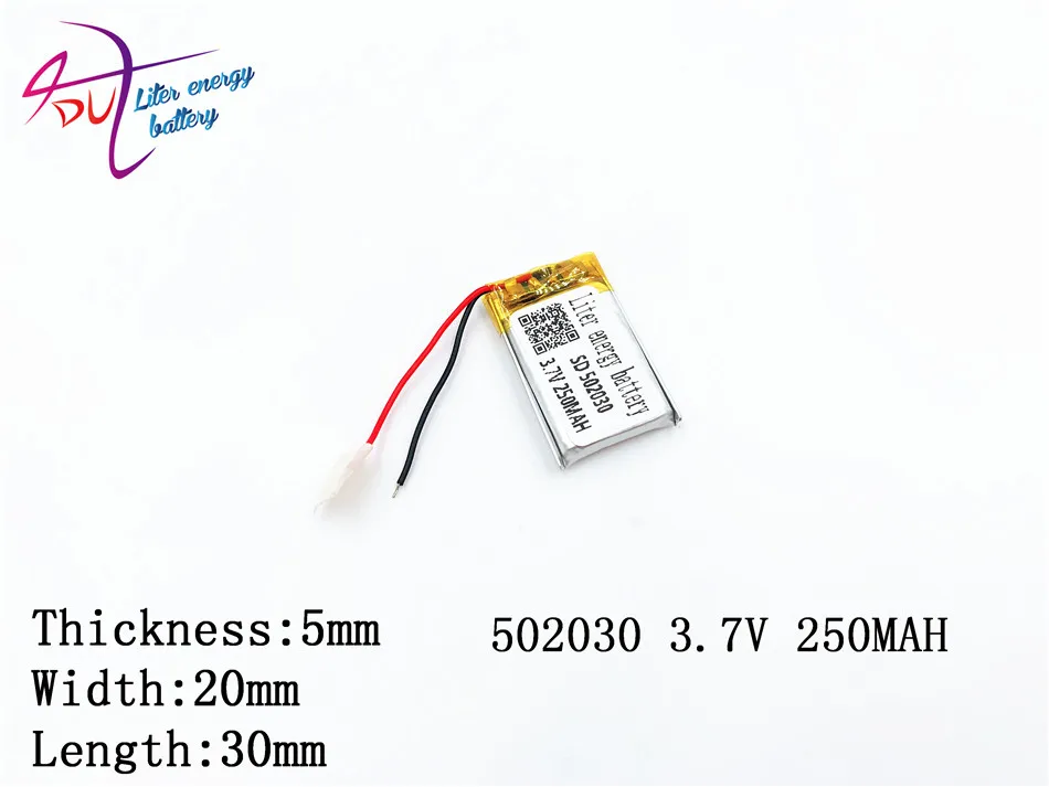 502030 052030 3 7 V 250 mah литий ионный полимерный аккумулятор качественные товары CE FCC