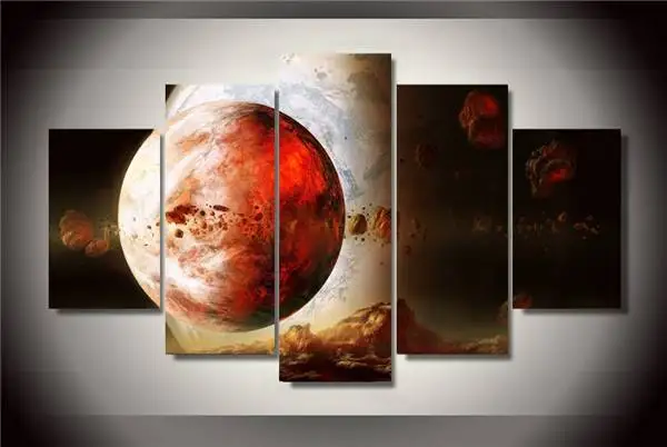 Hd Печать Exoplanet Planet Space Stars картина холст печать Декор для комнаты плакат