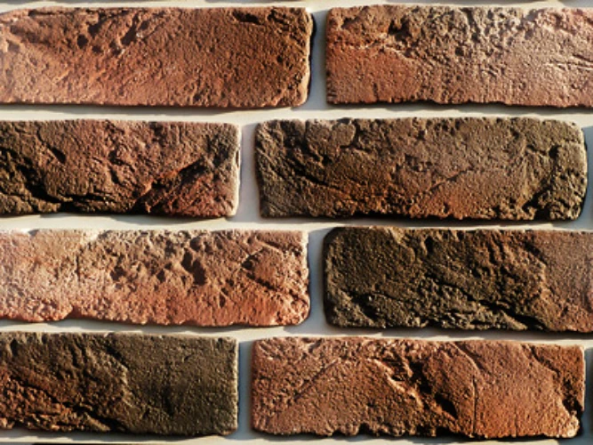 

Polyurethane Molds for Concrete Plaster Wall Stone Cement Tiles "Hand-Formed Brick" Decorative wall molds