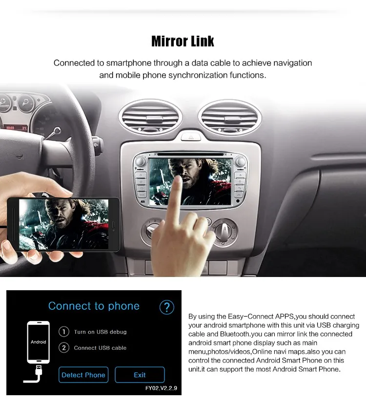 Clearance Eunavi Double 2 Din 7 Inch Car DVD Radio Player For FORD/Mondeo/S-MAX/C-MAX/Galaxy/FOCUS 2 with GPS Navigation 1080P Free Map BT 7 Clearance Eunavi Double 2 Din 7 Inch Car DVD Radio Player For FORD/Mondeo/S-MAX/C-MAX/Galaxy/FOCUS 2 with GPS Navigation 1080P Free Map BT 7