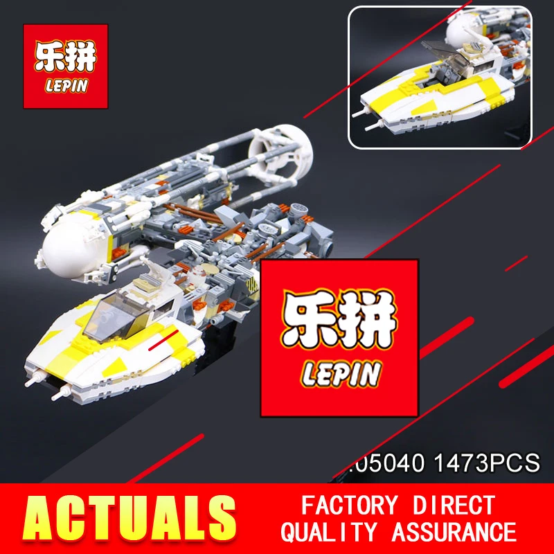 

Lepin 05040 STAR Y wing Attack fighter Building Assembled Block Brick DIY Toy Educational Gift Compatible 10134 WARS