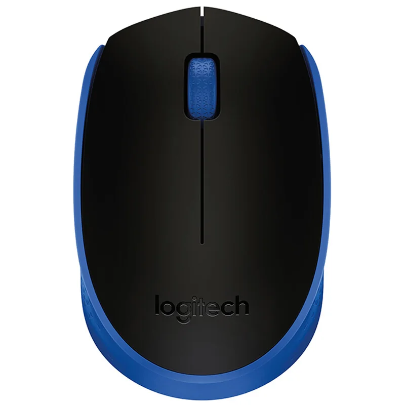 Оригинальная Беспроводная игровая мышь logitech M171 2,4 ГГц с нано-приемником 1000 dpi для ПК/ноутбука - Цвет: Синий