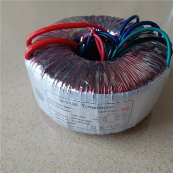 

24V-0-24V 5A 15V-0-15V 2A Toroidal transformer copper custom transformer 220V input 300VA transformer for amplifier