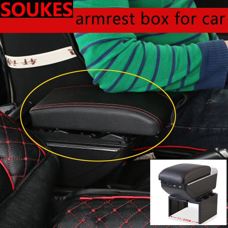 

Multifunctional Car universal Center Console Armrest Box For Mercedes W203 W211 W204 W210 Benz BMW F10 E34 E30 F20 X5 E70